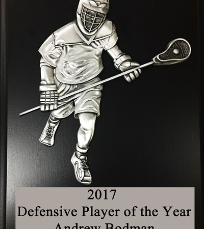 MCPD79 Defensive Figure Lacrosse Plaque